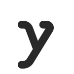 Sign Y SVG Icon